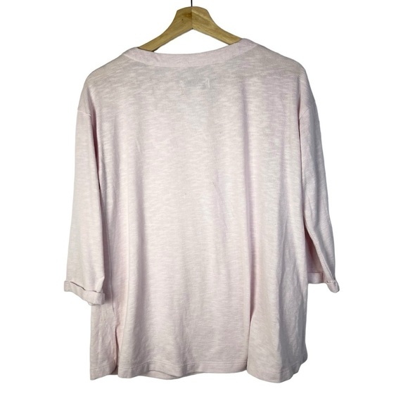 Koolaburra by UGG Light Pink Notch Neckline Long Sleeve Pullover S - Picture 2 of 4